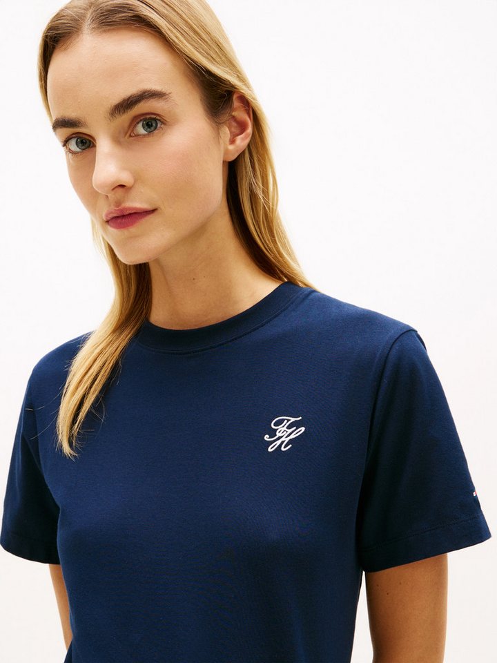 Tommy Hilfiger Kurzarmshirt TH SCRIPT REGULAR C-NECK SHORT SLEEVE TEE – Bild 2 von 5