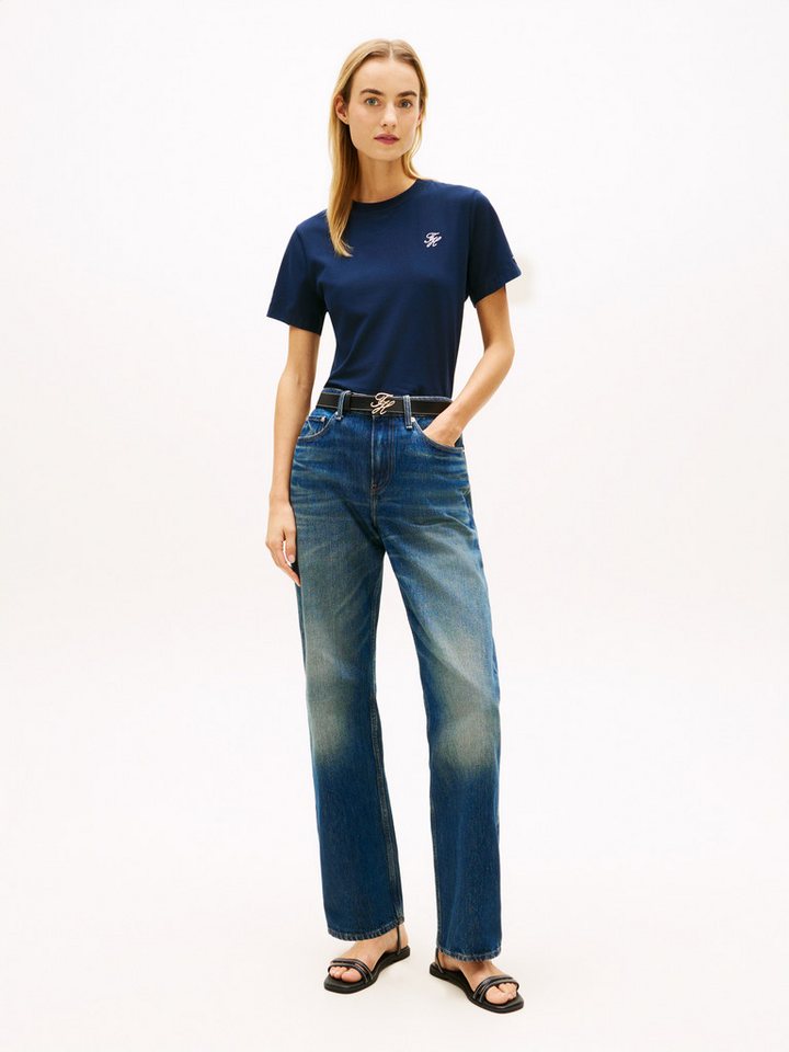 Tommy Hilfiger Kurzarmshirt TH SCRIPT REGULAR C-NECK SHORT SLEEVE TEE – Bild 3 von 5