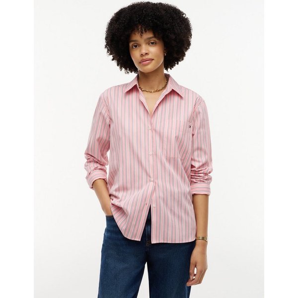 Tommy Hilfiger Langarmbluse ESS POPLIN EASY FIT SHIRT Baumwolle