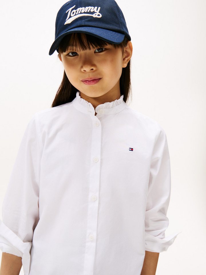 Tommy Hilfiger Langarmbluse RUFFLE COLLAR BLOUSE LS Kinder bis 16 Jahre – Bild 4 von 5