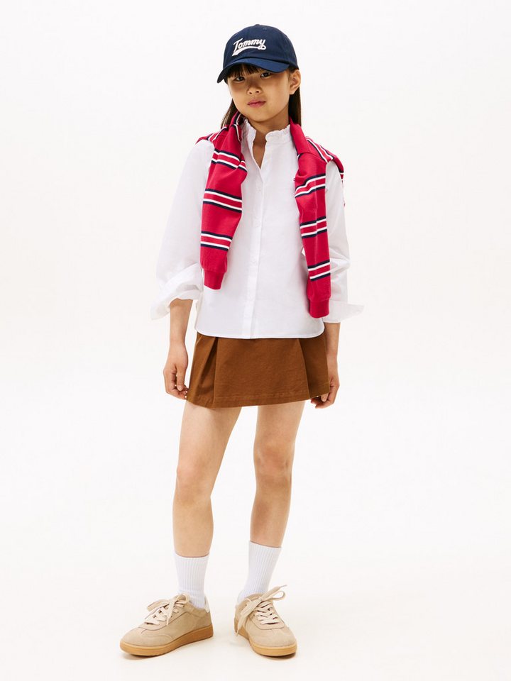 Tommy Hilfiger Langarmbluse RUFFLE COLLAR BLOUSE LS Kinder bis 16 Jahre – Bild 5 von 5