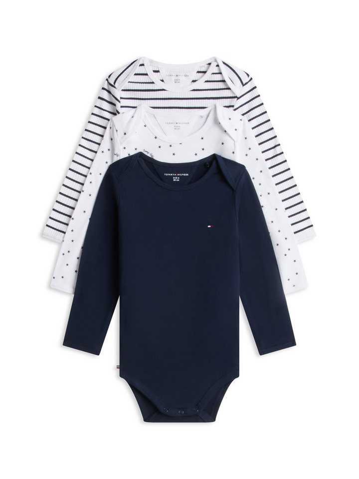 Tommy Hilfiger Langarmbody (Packung, 3-tlg) Bodys für Babys – Bild 4 von 5