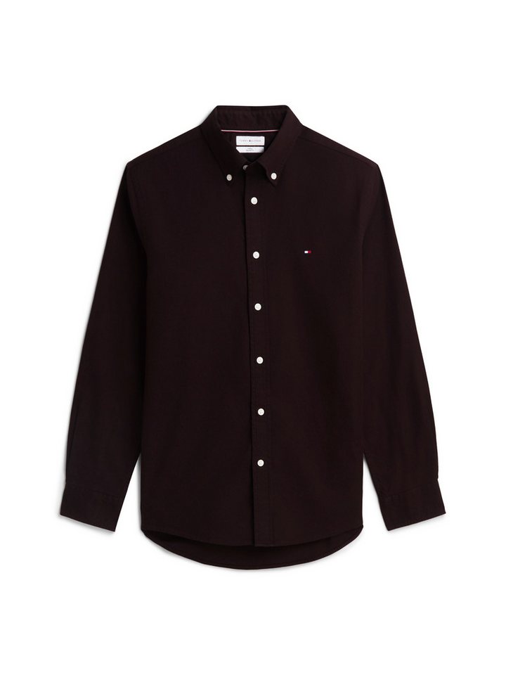 Tommy Hilfiger Langarmhemd FLEX FLANNEL SOLID SHIRT Regular Fit soft Flannel – Bild 5 von 5