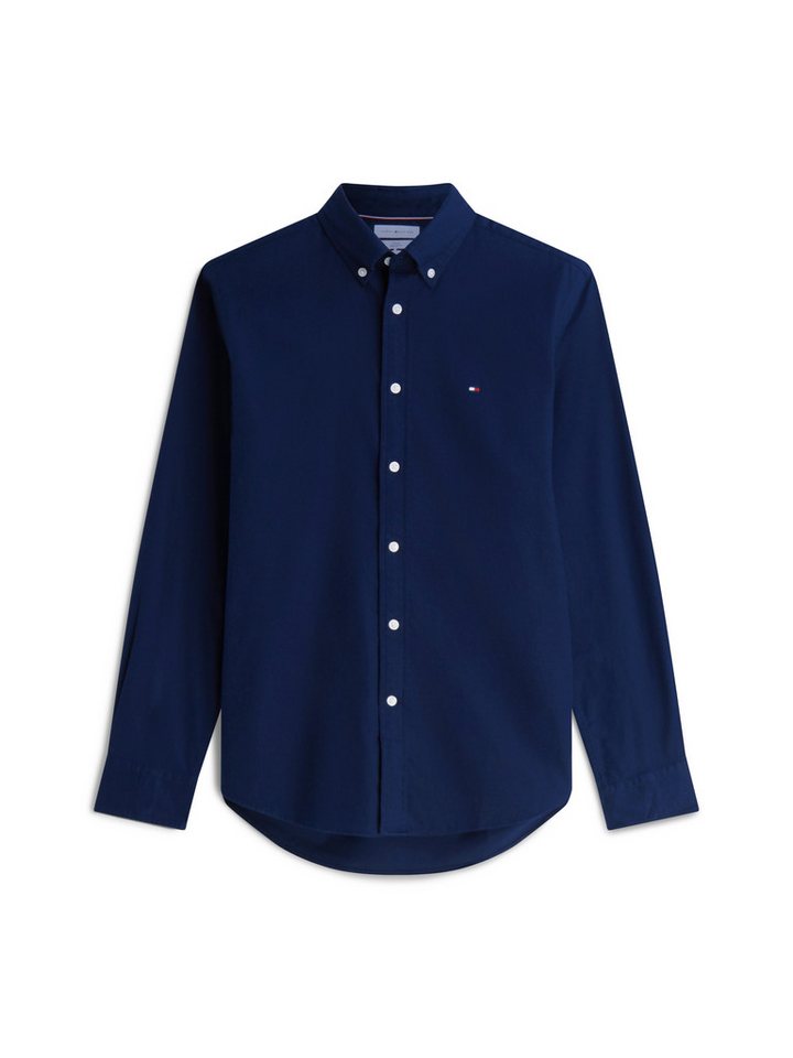 Tommy Hilfiger Langarmhemd FLEX FLANNEL SOLID SHIRT Regular Fit soft Flannel – Bild 5 von 5
