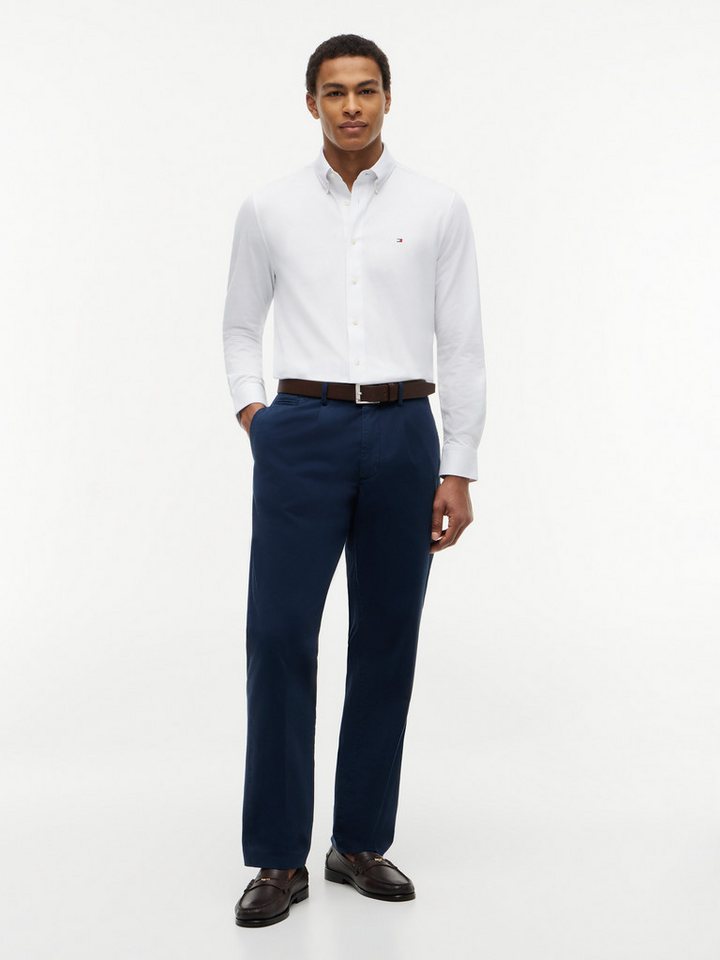 Tommy Hilfiger Langarmhemd PERFORMANCE PIQUE OXFORD Regular Fit Peformance Pique Oxford Casual – Bild 4 von 5