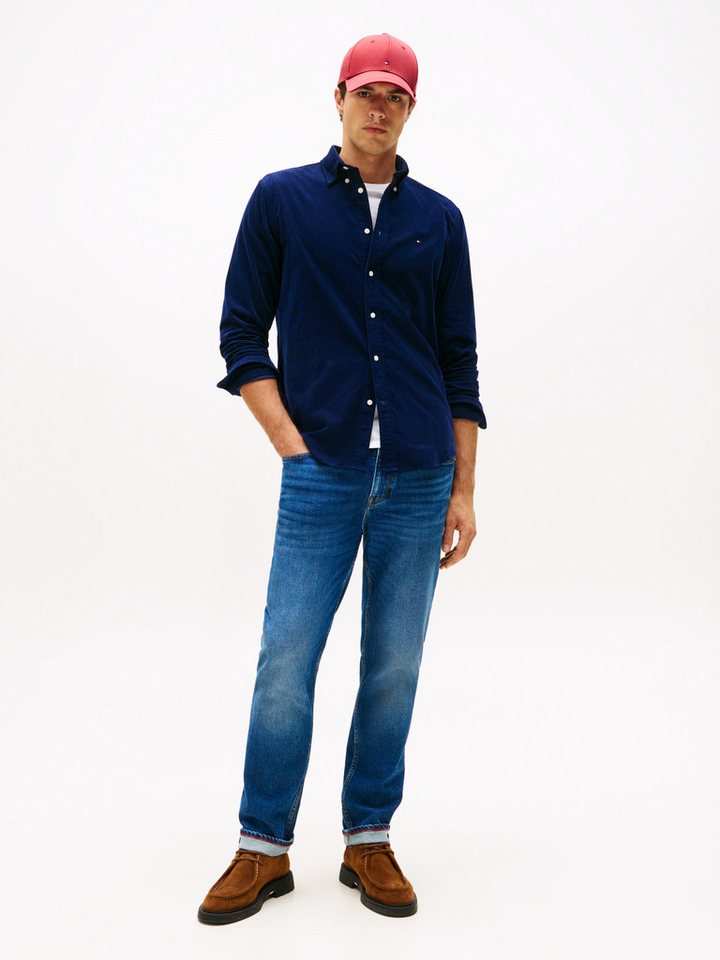Tommy Hilfiger Langarmhemd SOLID CORDUROY SHIRT Regular Fit Cord – Bild 3 von 5