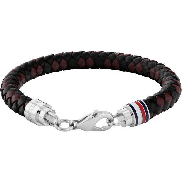 Tommy Hilfiger Lederarmband TYSON, mit Emaille