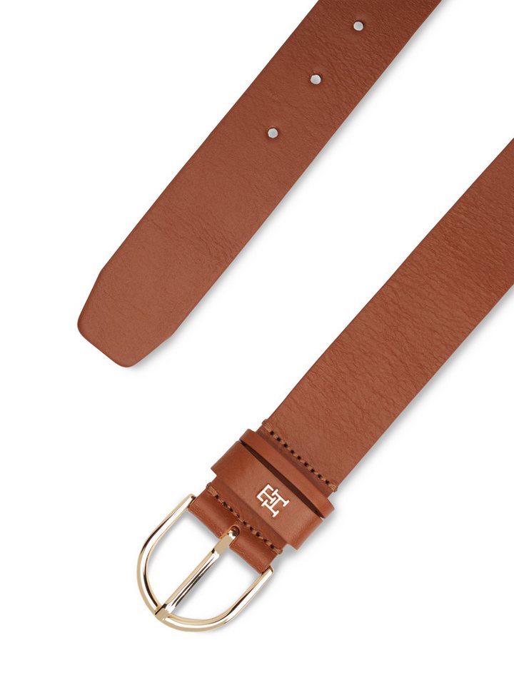 Tommy Hilfiger Ledergürtel ESSENTIAL EFFORTLESS 3,5 cm breit Damengürtel, 3,5 cm breit, casual und Jeans, ovale Einfachdornschließe – Bild 4 von 5
