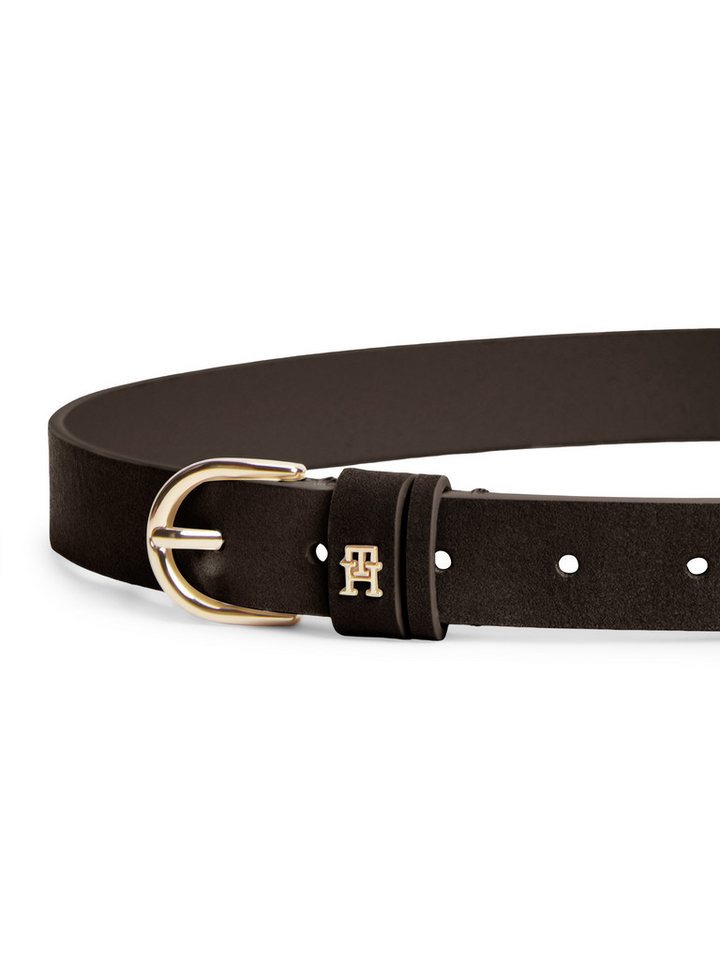 Tommy Hilfiger Ledergürtel ESSENTIAL EFFORTLESS SUEDE Regular fit und größenverstellbar – Bild 3 von 4