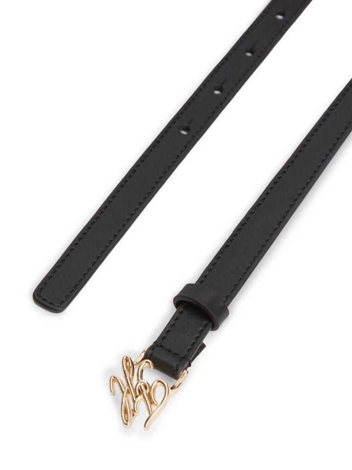 Tommy Hilfiger Ledergürtel SCRIPT 1.5 cm breit Größenverstellbar durch Schnalle – Bild 3 von 5