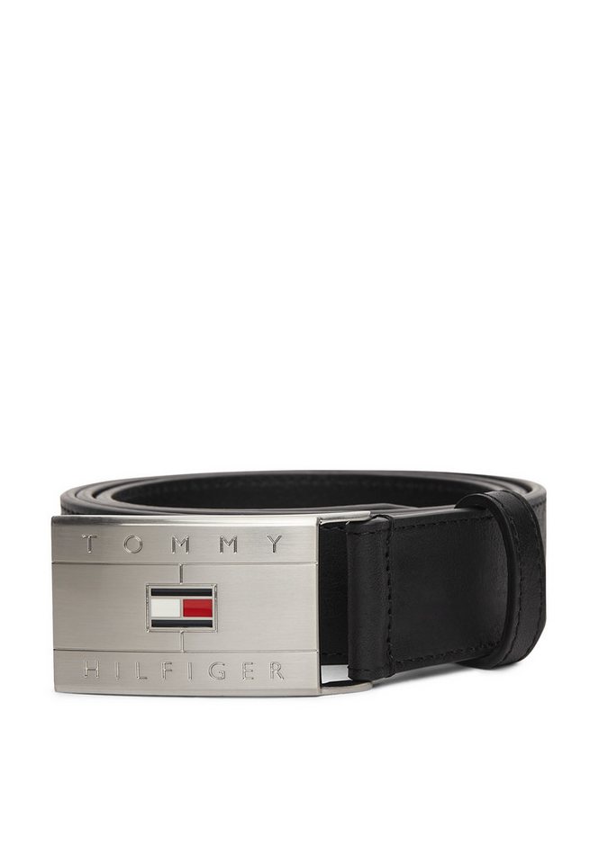 Tommy Hilfiger Ledergürtel TH FLAG PLAQUE – Bild 5 von 5
