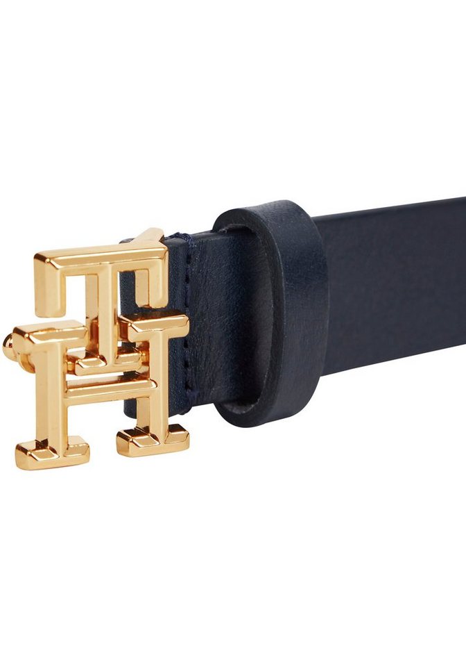 Tommy Hilfiger Ledergürtel TH LOGO 2,5 cm breit mit Monogramm-Schließe – Bild 5 von 5