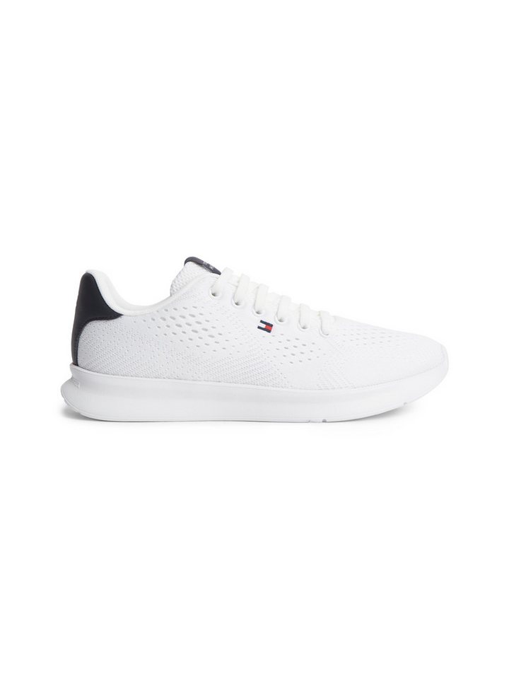 Tommy Hilfiger LIGHTWEIGHT RUNNER KNIT Sneaker Freizeitschuh, Halbschuh, Schnürschuh mit seitlicher Logo-Flagg – Bild 3 von 5