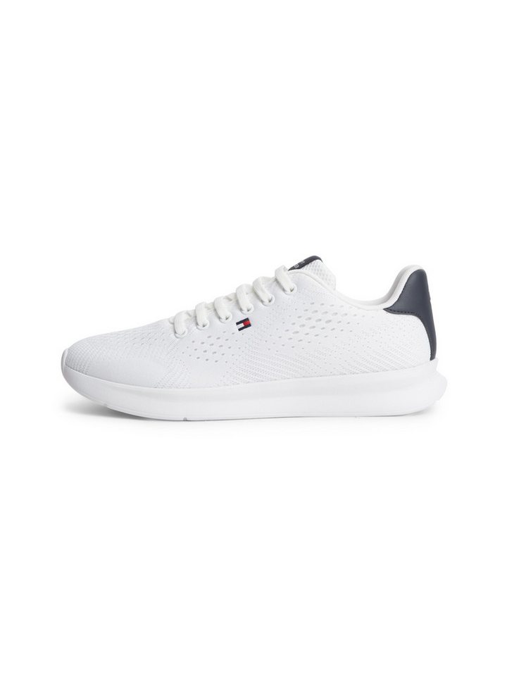 Tommy Hilfiger LIGHTWEIGHT RUNNER KNIT Sneaker Freizeitschuh, Halbschuh, Schnürschuh mit seitlicher Logo-Flagg – Bild 4 von 5