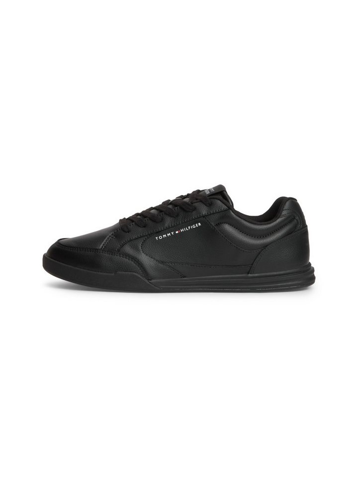 Tommy Hilfiger LOW PRO CUPSOLE PERF LEATHER Sneaker Schnürschuh, Halbschuh, Freizeitschuh mit seitlichem Logoschriftzug – Bild 5 von 5