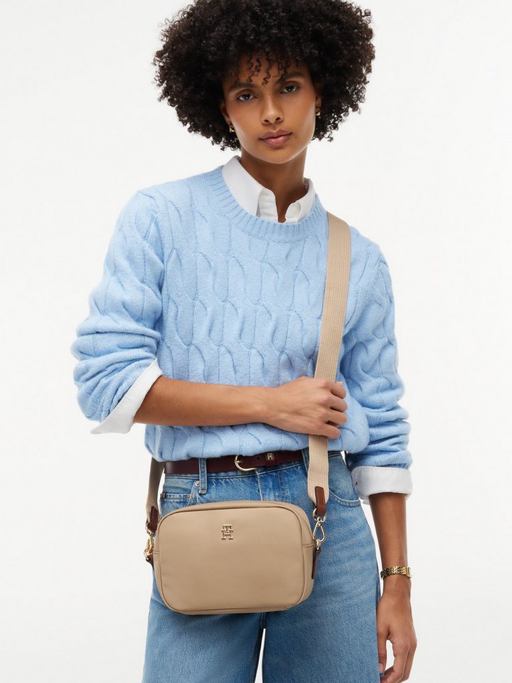 Tommy Hilfiger Mini Bag POPETTE CAMERA BAG, Damen Umhängetasche, Schultertasche mit TH-Schmuckelement – Bild 2 von 5
