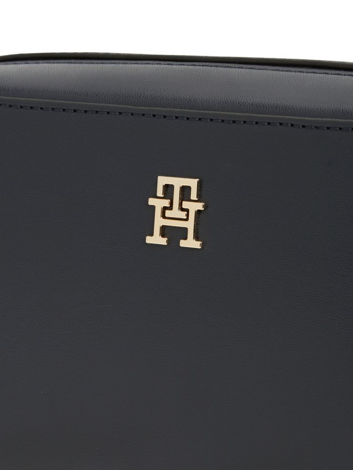 Tommy Hilfiger Mini Bag TH JOY CAMERA BAG CORP, Unisex Schultertasche, Umhängetasche mit gestreiftem Schulterriemen – Bild 4 von 5