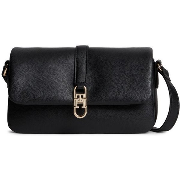 Tommy Hilfiger Mini Bag TH LIBRE MINI CROSSOVER, Damen Umhängetasche, Schultertasche mit TH-Schmuckverschluss