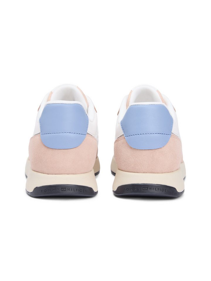 Tommy Hilfiger MIX MATERIAL RUNNER Plateausneaker, Freizeitschuh, Halbschuh, Schnürschuh mit modischem Kontrastbesatz – Bild 2 von 5