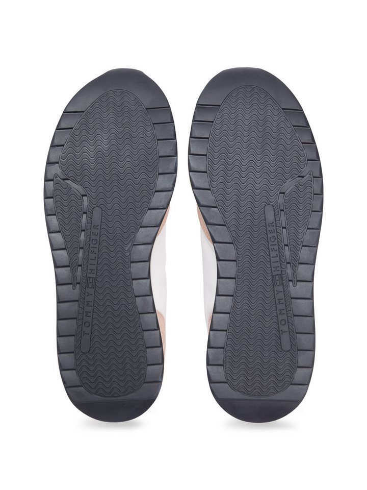 Tommy Hilfiger MIX MATERIAL RUNNER Plateausneaker, Freizeitschuh, Halbschuh, Schnürschuh mit modischem Kontrastbesatz – Bild 3 von 5