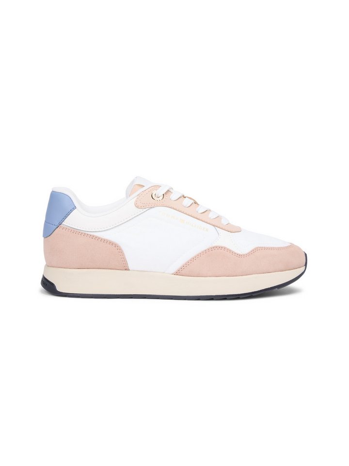 Tommy Hilfiger MIX MATERIAL RUNNER Plateausneaker, Freizeitschuh, Halbschuh, Schnürschuh mit modischem Kontrastbesatz – Bild 4 von 5