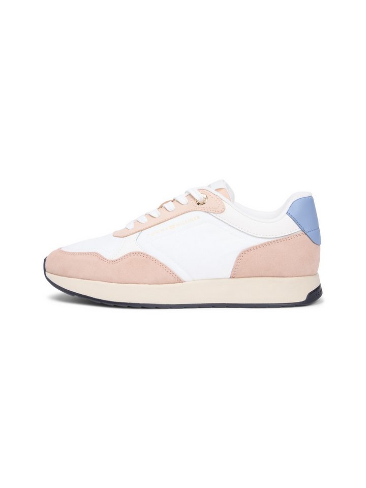 Tommy Hilfiger MIX MATERIAL RUNNER Plateausneaker, Freizeitschuh, Halbschuh, Schnürschuh mit modischem Kontrastbesatz – Bild 5 von 5