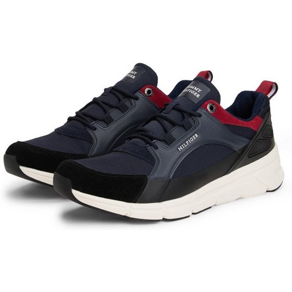 Tommy Hilfiger MODERN COMFORT RUN OUTDOOR Sneaker, Freizeitschuh, Schnürschuh im coolen Materialmix