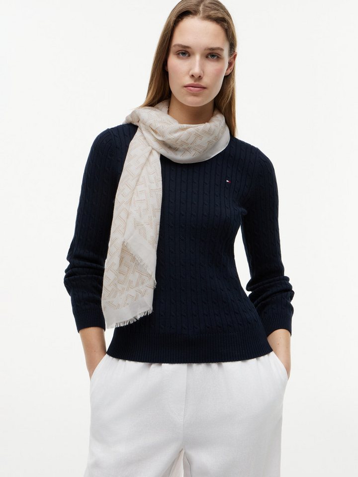 Tommy Hilfiger Modeschal TH MONOGRAM – Bild 2 von 4