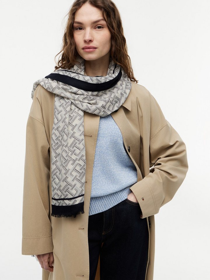 Tommy Hilfiger Modeschal TH MONOGRAM – Bild 2 von 4