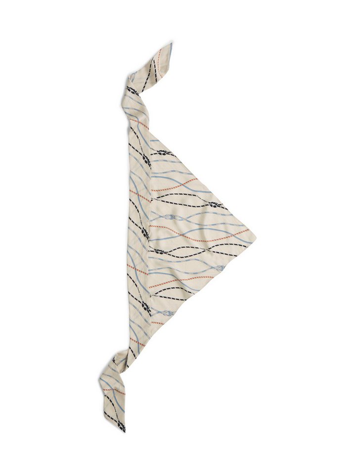 Tommy Hilfiger Modeschal TH NAUTICAL SILK TRIANGLE, aus reiner Seide mit Seil-Print – Bild 2 von 4