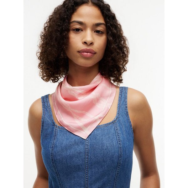 Tommy Hilfiger Modetuch TOMMY SCRIPT SILK SQUARE, aus reiner Seide