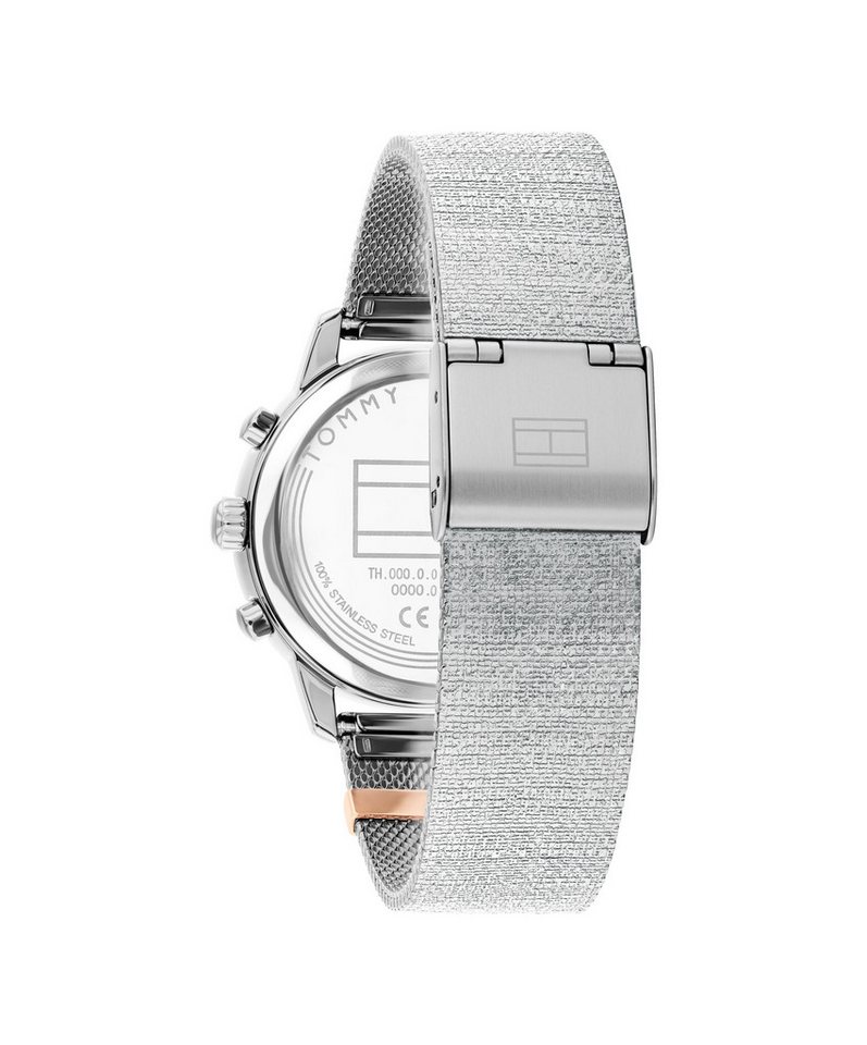 Tommy Hilfiger Multifunktionsuhr BLAKE 1782806, Quarzuhr, Armbanduhr, Damenuhr, Edelstahlarmband, analog – Bild 3 von 4