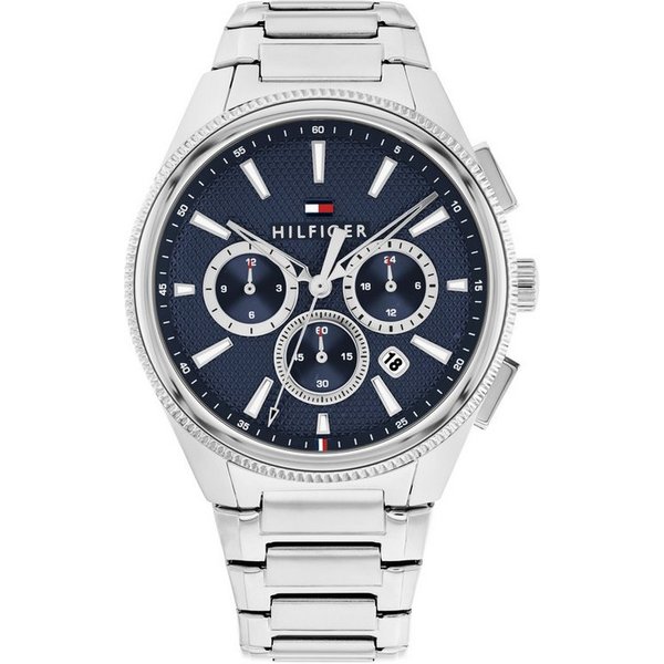 Tommy Hilfiger Multifunktionsuhr Sam 1792253, Quarzuhr, Armbanduhr, Herrenuhr, Edelstahlarmband, analog, Tag