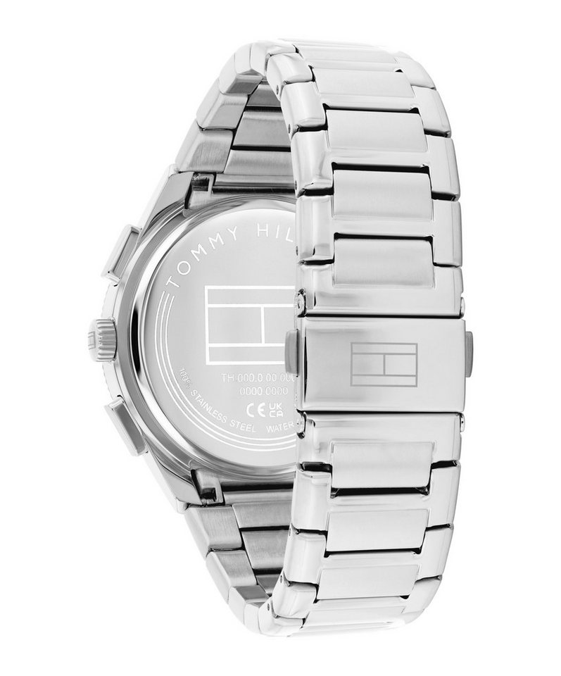 Tommy Hilfiger Multifunktionsuhr Sam 1792253, Quarzuhr, Armbanduhr, Herrenuhr, Edelstahlarmband, analog, Tag – Bild 3 von 4