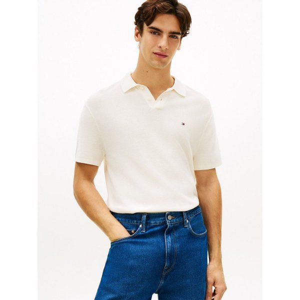 Tommy Hilfiger Polokragenpullover COOL TOUCH STRUCTURE Regular fit mit Polokragen