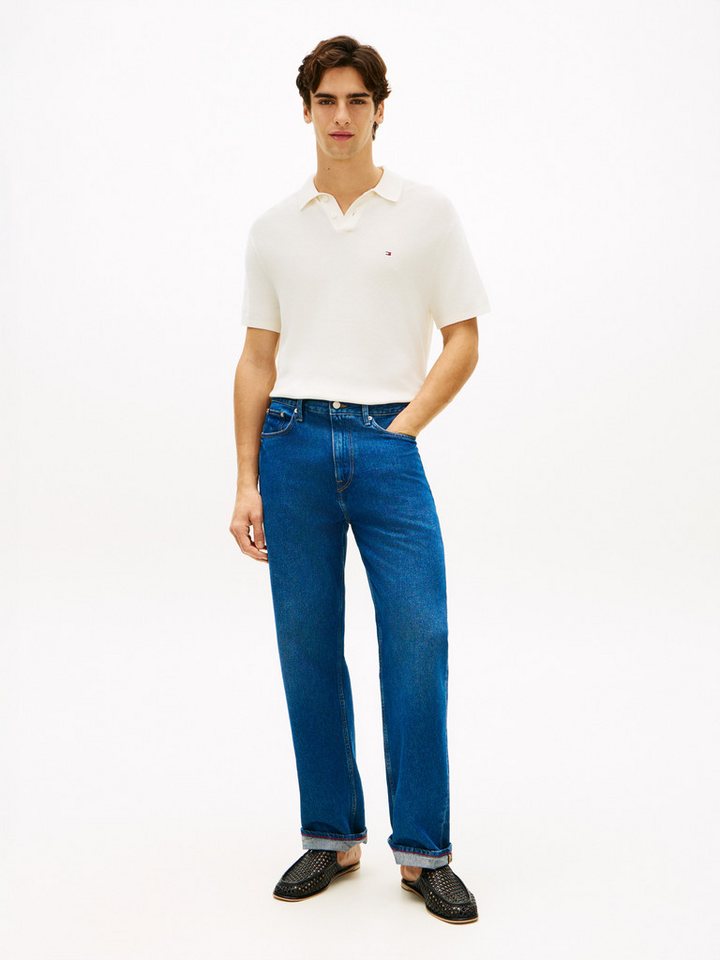 Tommy Hilfiger Polokragenpullover COOL TOUCH STRUCTURE Regular fit mit Polokragen – Bild 3 von 5
