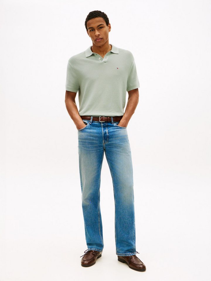 Tommy Hilfiger Polokragenpullover COOL TOUCH STRUCTURE Regular fit mit Polokragen – Bild 3 von 5