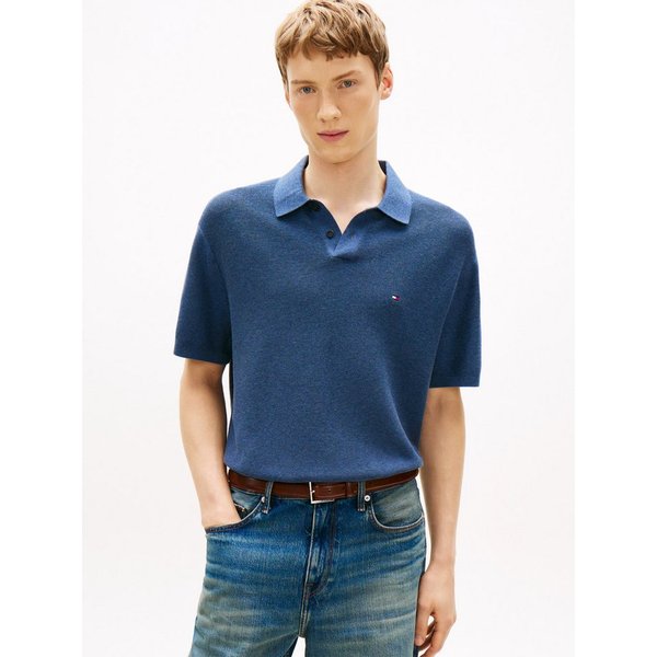 Tommy Hilfiger Polokragenpullover COOL TOUCH STRUCTURE Regular fit mit Polokragen