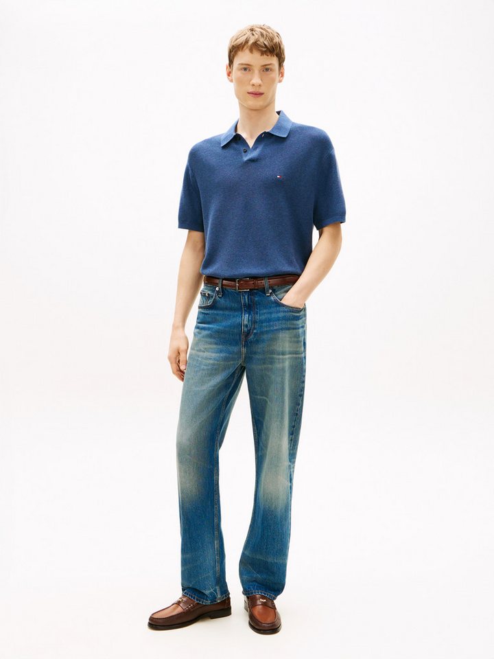 Tommy Hilfiger Polokragenpullover COOL TOUCH STRUCTURE Regular fit mit Polokragen – Bild 3 von 5