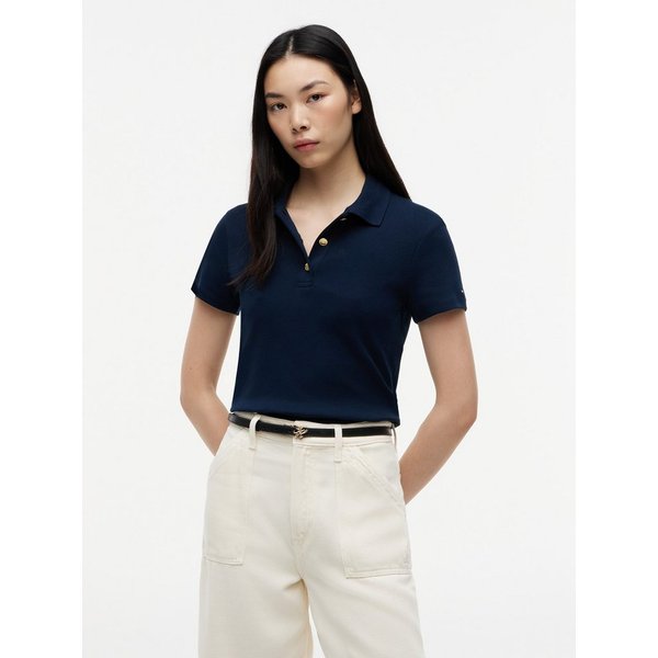 Tommy Hilfiger Poloshirt GOLD BUTTON SLIM SS POLO