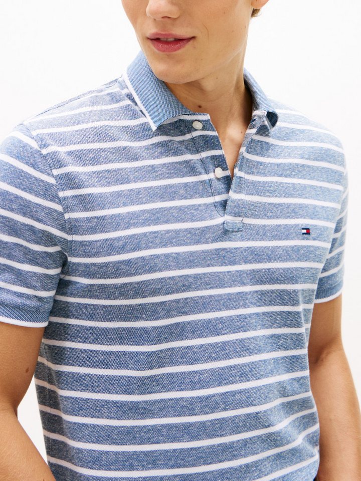 Tommy Hilfiger Poloshirt LINEN PIQUE REGULAR – Bild 2 von 5
