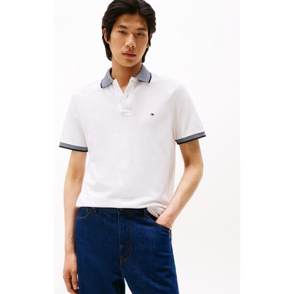 Tommy Hilfiger Poloshirt LINEN PIQUE REGULAR