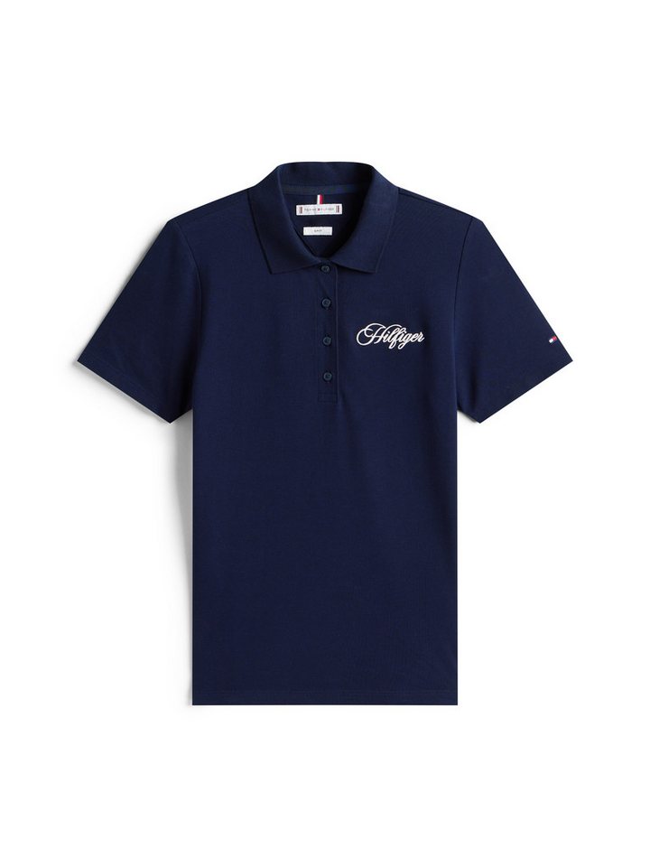 Tommy Hilfiger Poloshirt SCRIPT SLIM SS POLO – Bild 4 von 5