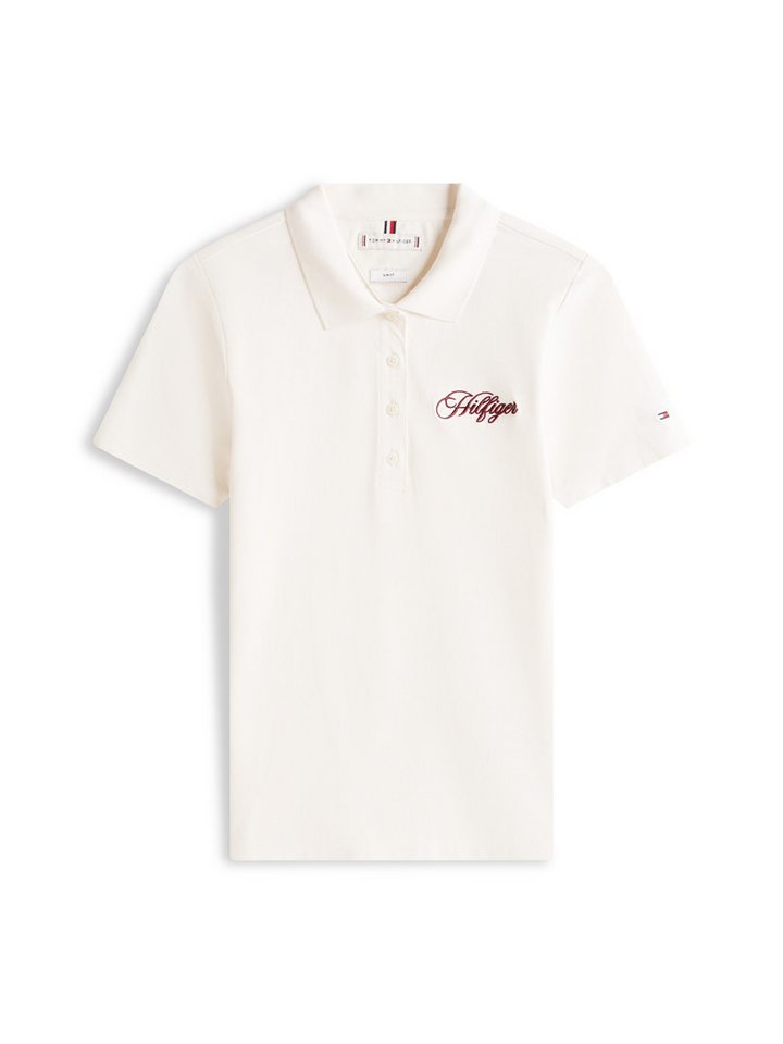 Tommy Hilfiger Poloshirt SCRIPT SLIM SS POLO – Bild 4 von 5