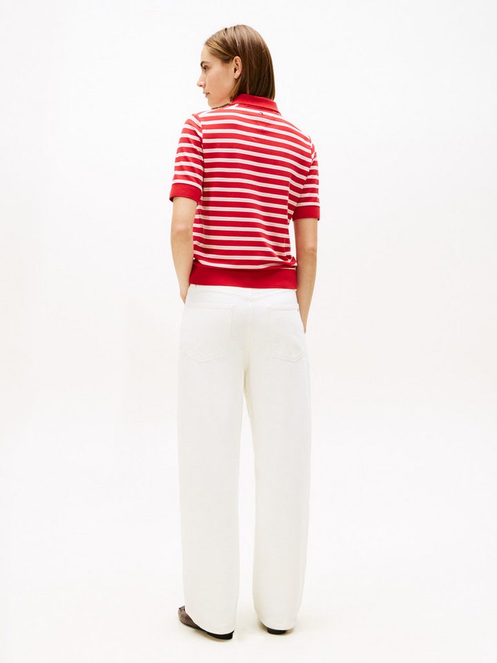 Tommy Hilfiger Poloshirt TH SCRIPT LYOCELL ZIP SS POLO – Bild 5 von 5