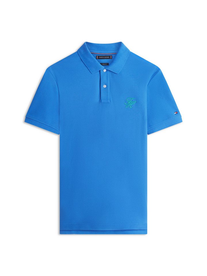 Tommy Hilfiger Poloshirt TH SCRIPT REGULAR aus Piqué mit Logo – Bild 4 von 5