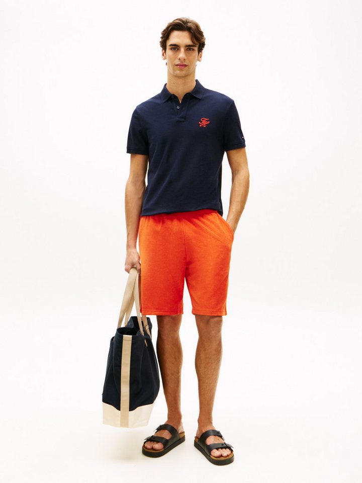 Tommy Hilfiger Poloshirt TH SCRIPT REGULAR aus Piqué mit Logo – Bild 3 von 5