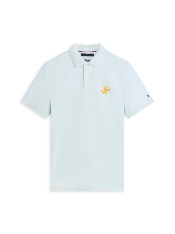 Tommy Hilfiger Poloshirt TH SCRIPT REGULAR aus Piqué mit Logo – Bild 4 von 5