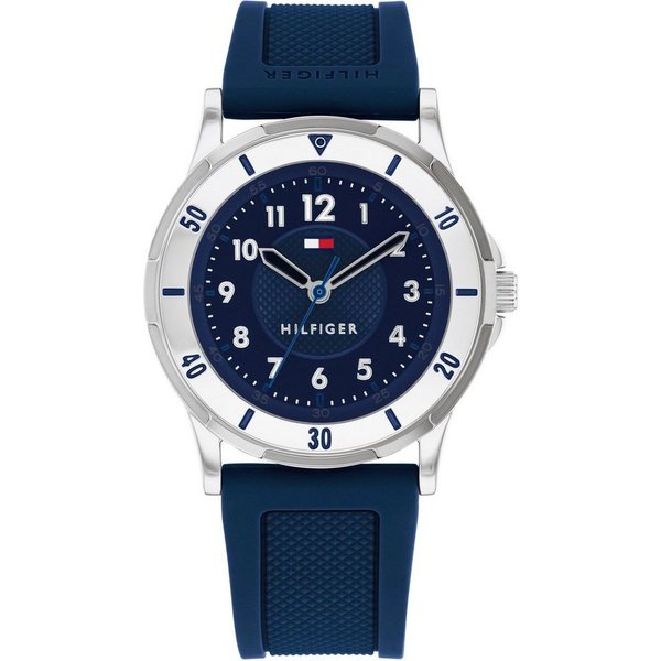 Tommy Hilfiger Quarzuhr KIDS 1720040, Armbanduhr, Kinderuhr, analog, Silikonarmband, Geschenkidee