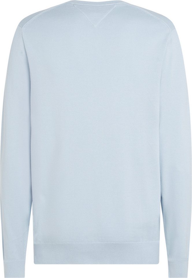 Tommy Hilfiger Rundhalspullover ESSENTIAL COTTON Crewneck Regular Fit Premium Mode – Bild 5 von 5